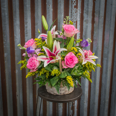 Basket Arrangement from Marion Flower Shop in Marion, OH